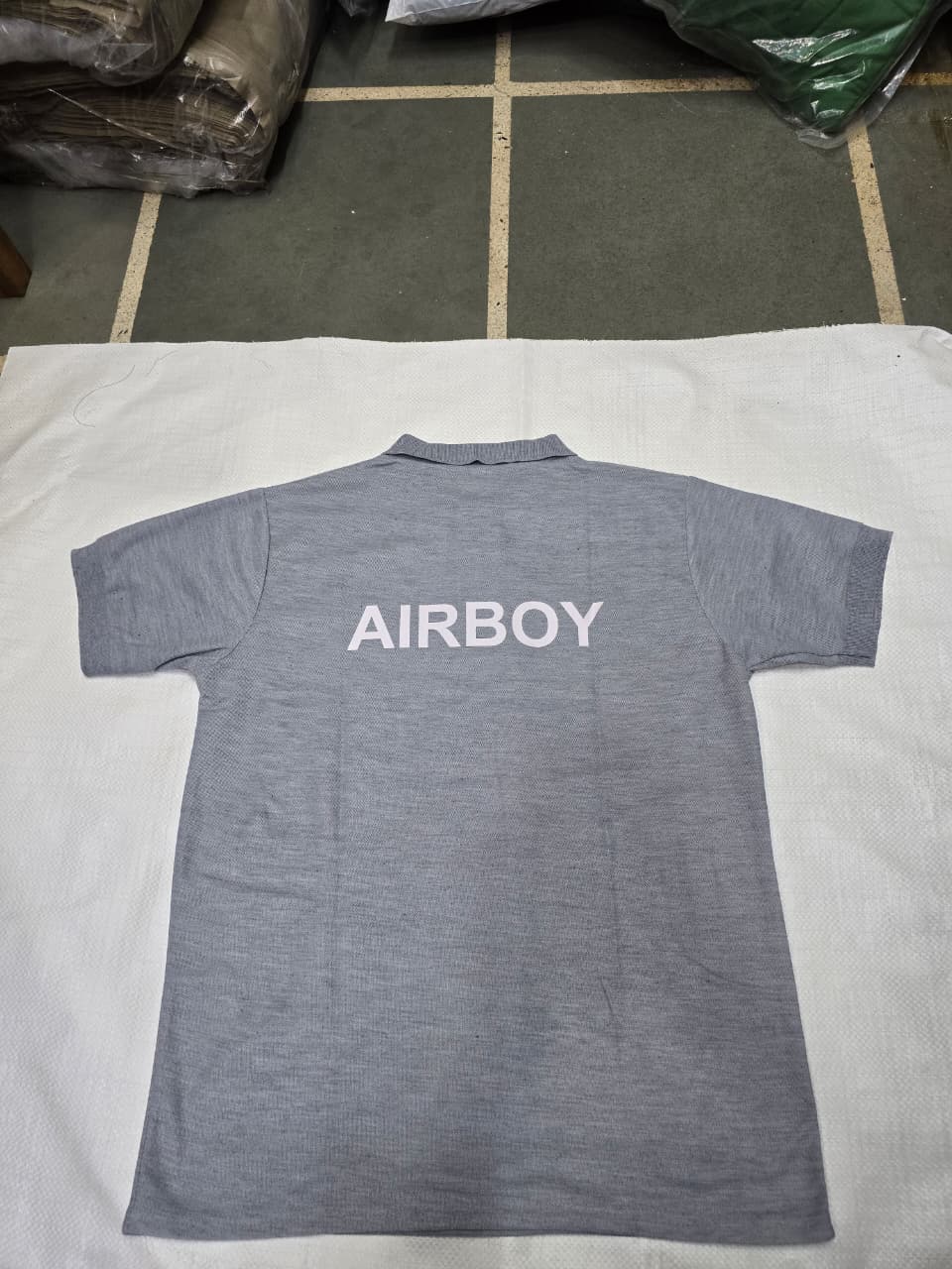 Airboy Grey Polo Shirt