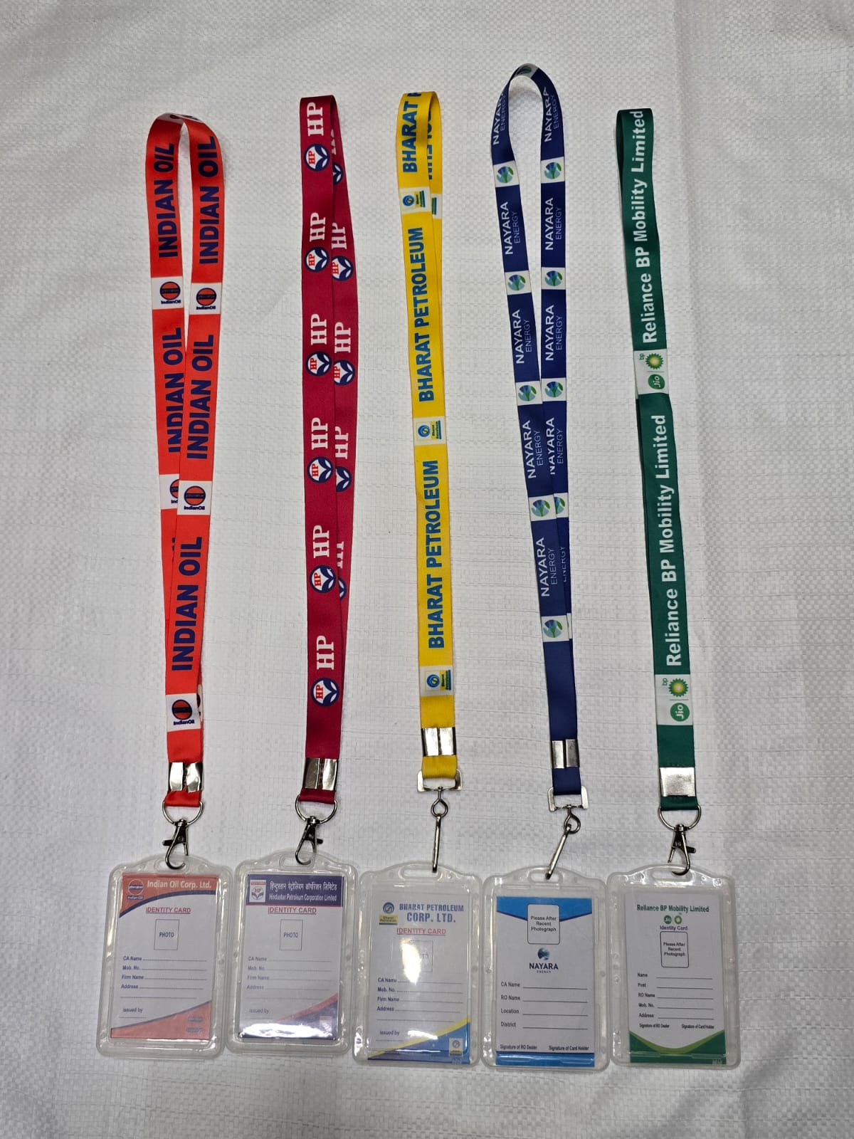 Petroleum Staff ID Card & Lanyard