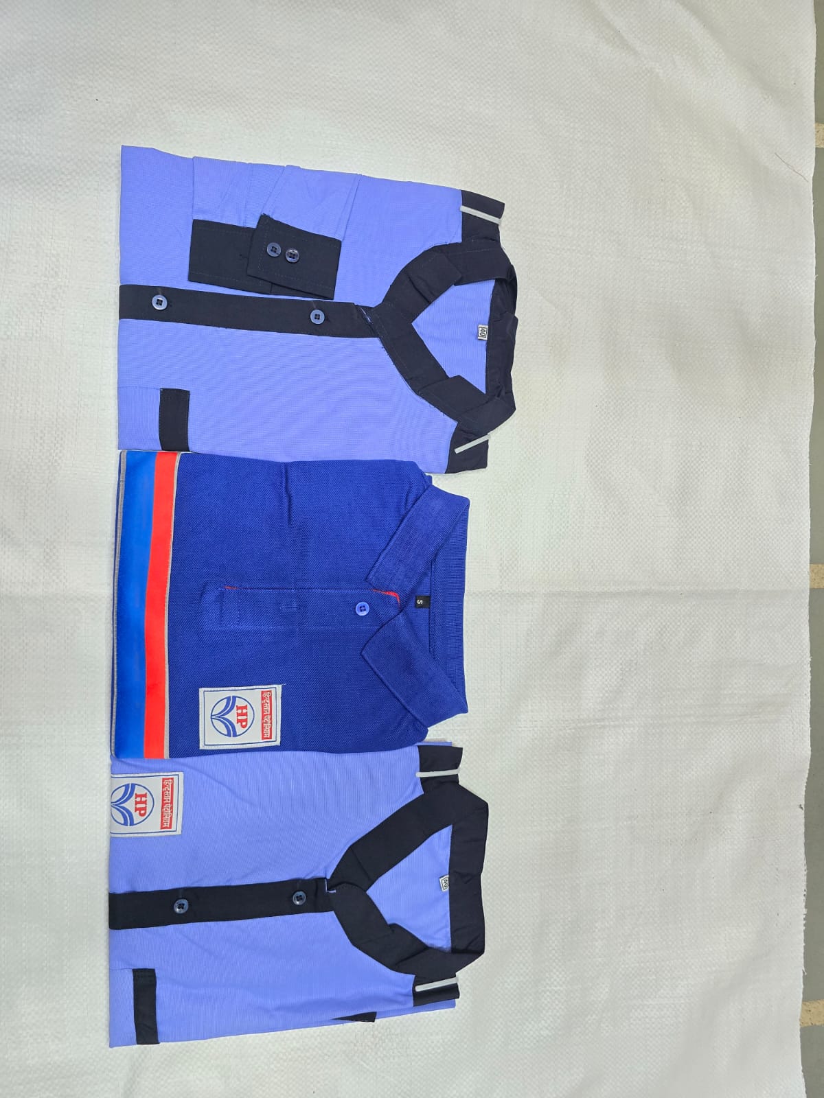 HP Uniform Shirts Range (Sky Blue / Navy / Red)