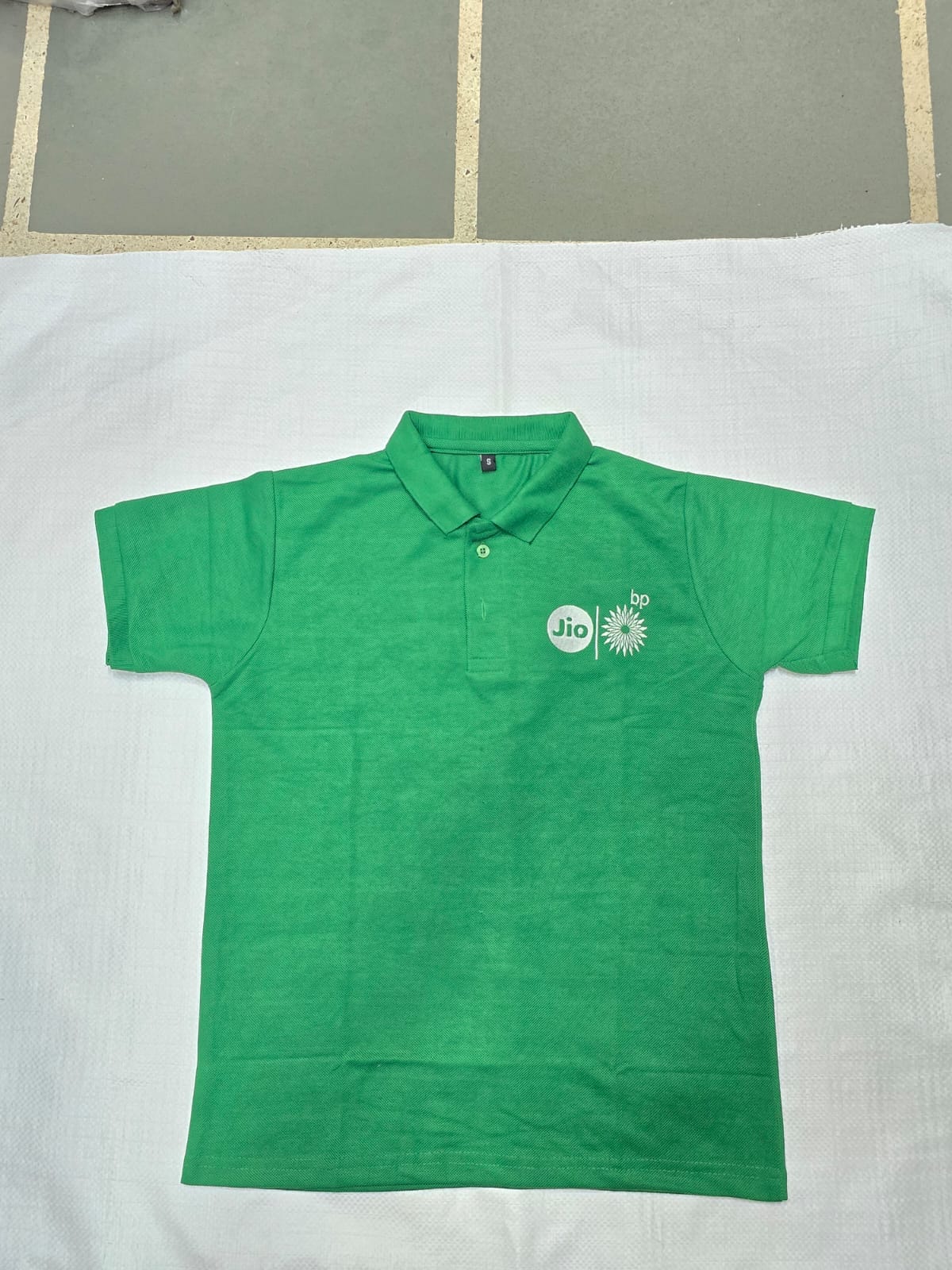 JioBP Half-Sleeve Polo Shirt (Green)
