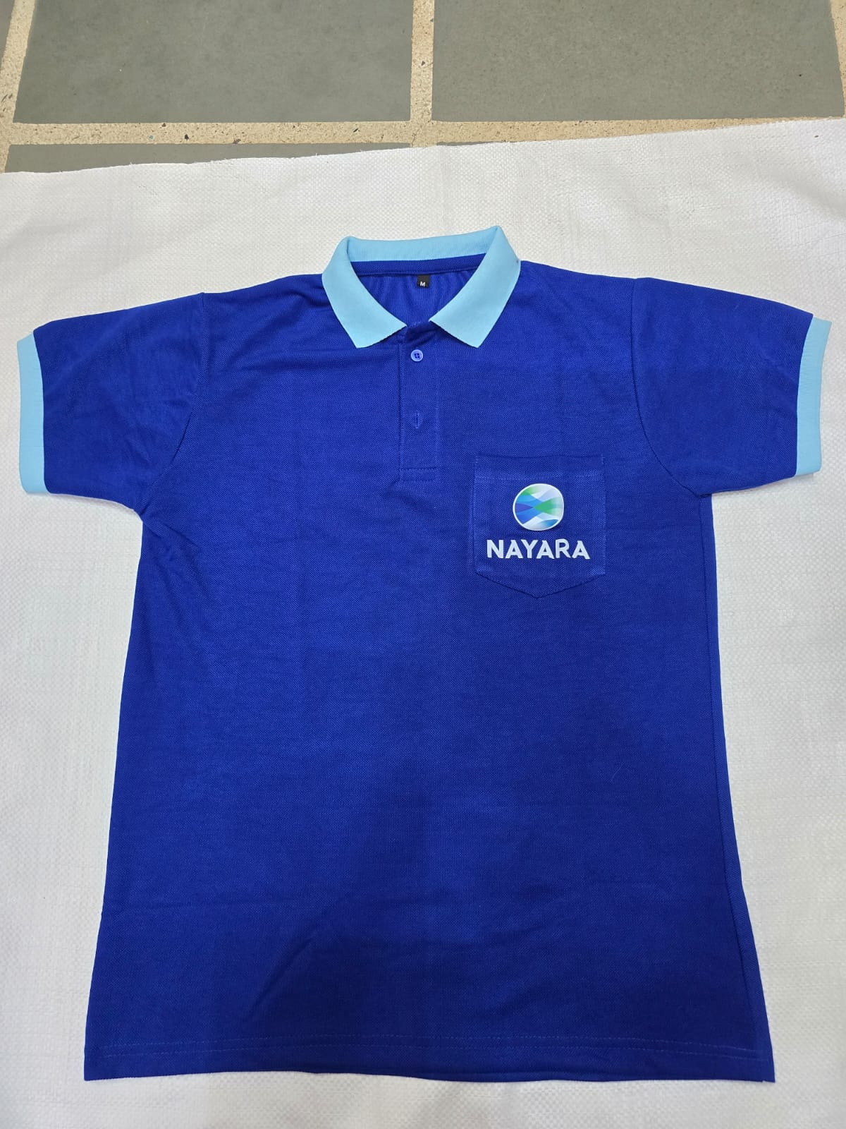 Nayara Energy Polo T-Shirt (Blue)